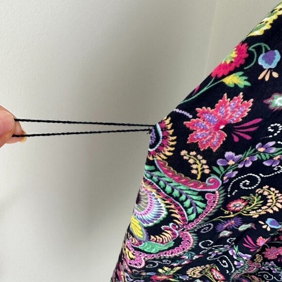 Anthropologie Vibrant Paisley Cover Up Tunic Top Size Medium - Picture 12 of 13